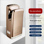 Full New Hand Dryer Induction Hotel Restauran High Speed Jet-type Hand Drying Machine Double-sided hand dryer 220v