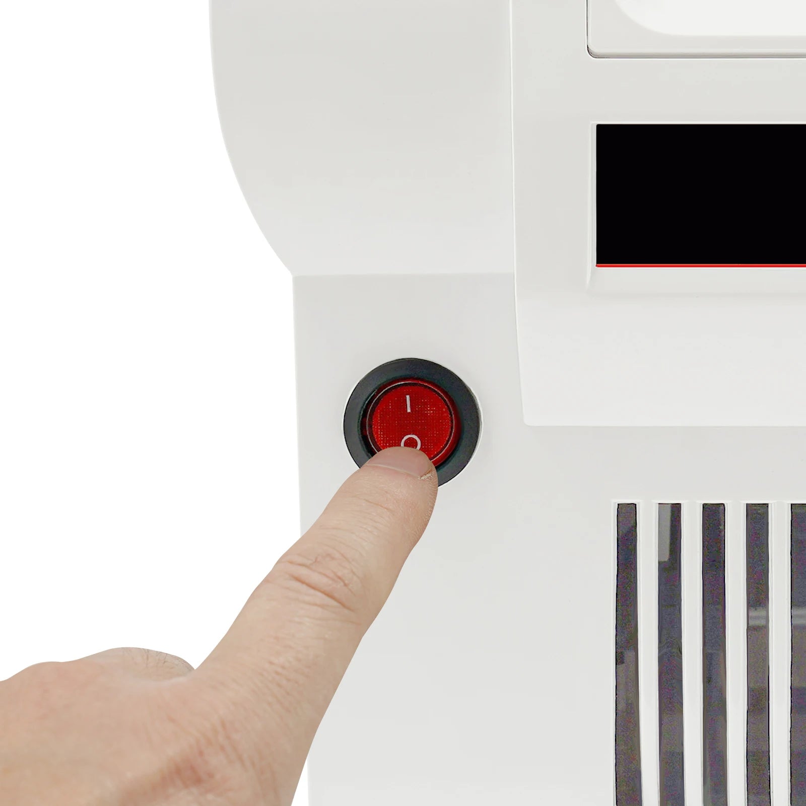 1200W Automatic Hand Dryer Wall Mounted Touchless Hand Dryer 40-65℃ Adjustable Bathroom Dryer for Home Restroom Office Hotel
