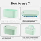 Baby Wipe Warmer with Digital Display Large Capacity Baby Wet Wipes Warmer Dispenser USB Powered, Adjustable Temperature Heating