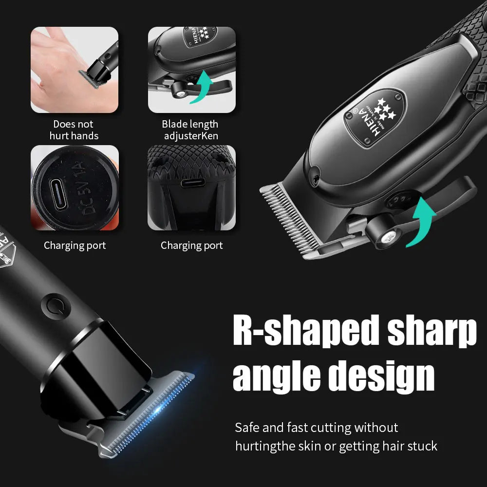 hiena Hair Clipper Kit for Men Electric Shaver Hair Trimmer Professional Cutting Machine Hair Trimmer with LCD Digital Display Secondary image