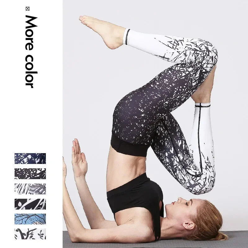 Cloud Hide Yoga Pants Long Sports Leggings Women Fitness Tights Girls High Waist Running Workout Trouser Plus Size Tummy Control