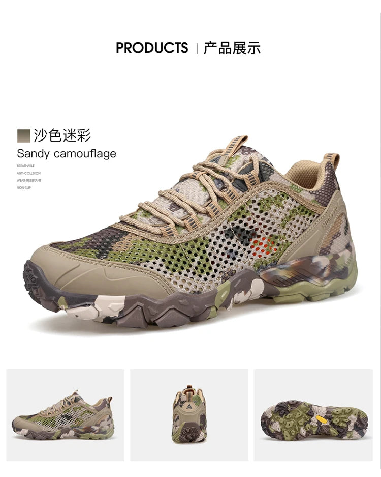 HUMTTO Men Hiking Shoes Breathable Outdoor Sports Climbing Shoes hunting shoes women Trekking Sneakers ankle boots tennis shoes