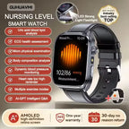 New Health Watch Uric Acid Blood Pressure Blood oxygen Body Analysis Body Fat SmartWatch ECG+PPG Bluetooth call Clock Women Men