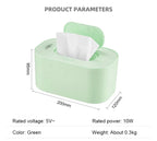 Baby Wipes Heater Wet Towel Dispenser Thermostat Warmer Tissue Paper Case Napkin Electric Heating Insulation Storage Box Holder