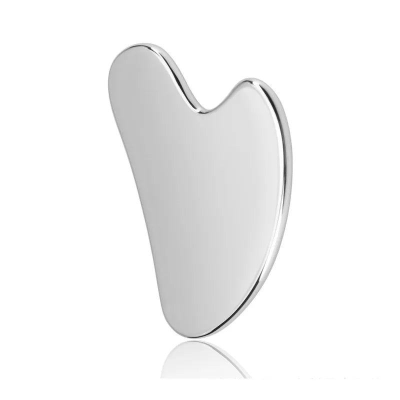 1Pcs Stainless Steel Gua Sha Scraper Massager For Face Neck Body Guasha Massage Tool Facial Skin Care Guasha Board Face Massager Main image