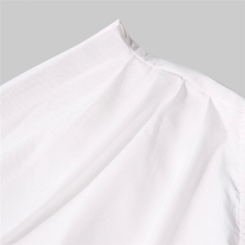 Sexy Off Shoulder Women Shirts Summer Lantern Sleeve Blouse Casual Loose Solid Tops Lady Elegant Blusas Femme Streetwear Shirt
