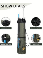 Fishing Rod Bag Durable Folding Fishing Tackle Carry Bag Multifunction Large Capacity High Quality Rod Case