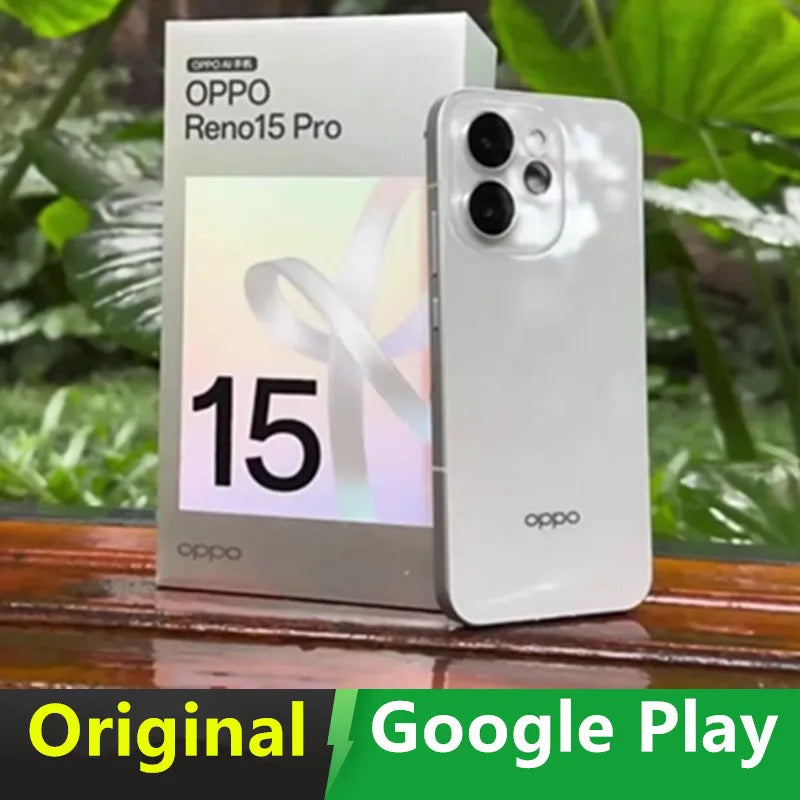 Original Oppo Reno 15 Pro Phone 6500mAh Big Battery IP69 Waterproof Dimensity 8450 6.78" AMOLED 200MP Wireless Charge In Stock Main image