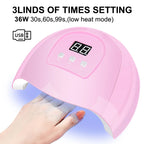 Gel Nail Polish Kit With UV Nail Lamp Electric Nail Drill Machine Soak OFF Gel Nail Kit Base&Top Coat Gel Polish Nail Tool Set