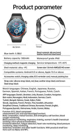 2026 New Nursing Grade ECG+PPG Smart Watch Health Analysis Blood pressure Lipids Uric acid Wireless HD Call Smartwatch Men Women