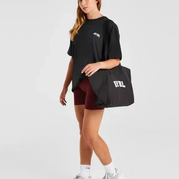 High Quality Women Men Fashion Letter Printing Sports Fitness Short Sleeved T-Shirt Crew Neck T Shirt Tops Unisex Tee Clothing