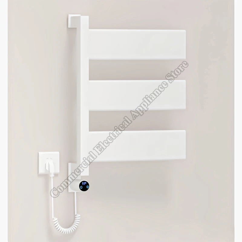 Heated Towel Rack Smart Electric Stainless Steel Temperature Control Bathroom Electric Heated Towel Rail