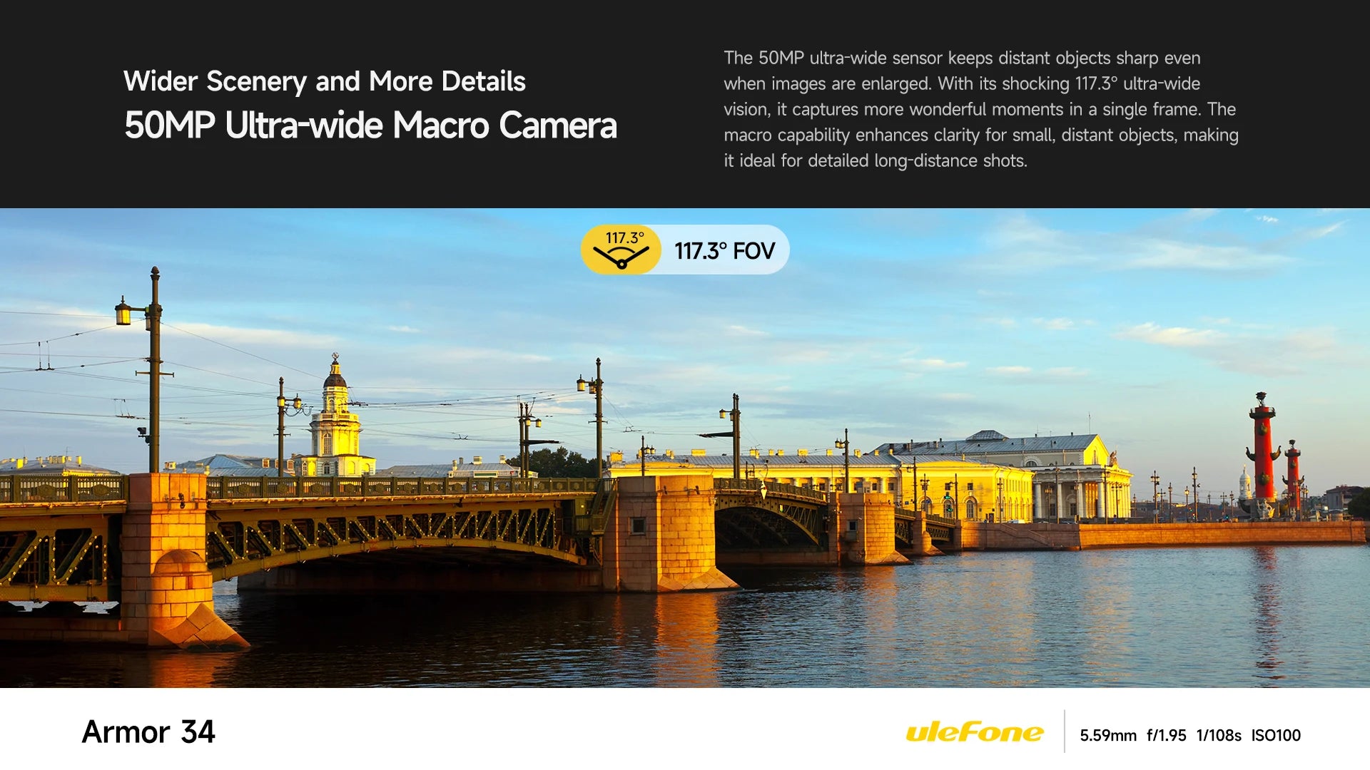 Ulefone Armor 34+ 25500mAh Rugged Phone 5G AI Smartphone Android 15 Up to 32GB+512GB 64MP Night Camera 6.95" 120Hz Display NFC