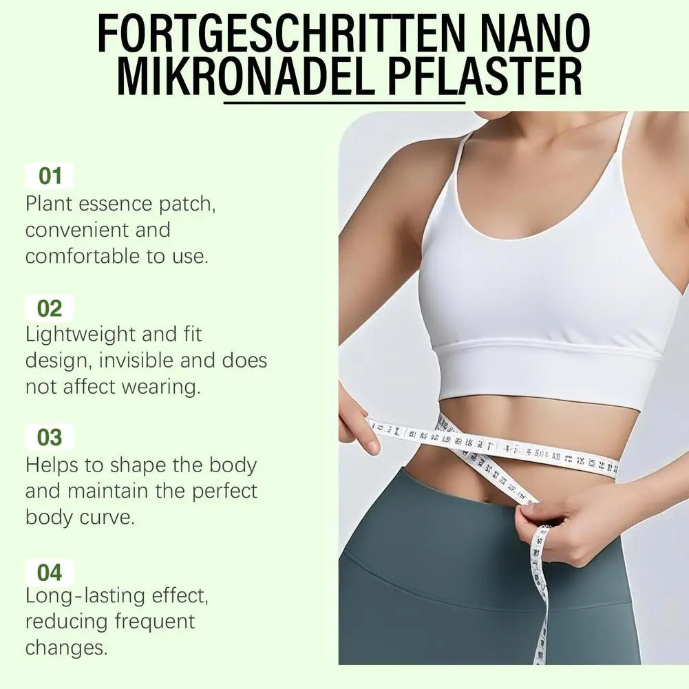 2026 Newest Nano Microneedle Firming Sticker - Moringa & Curcumin Extract, Skin Tightening, Fat Management For Women Men