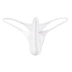 YAULAANG Sexy men's gloss gay underwear oily G-Strings thong Shiny low-waisted High Elasticity mens lingerie