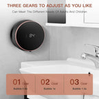 Automatic Foaming Soap Dispenser - Touchless Wall Mount, LED Temp Display, USB Rechargeable for Bathroom, Kitchen&Commercial Use