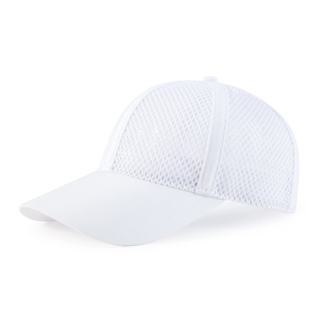 VOBOOM Breathable Full Mesh Baseball Cap for Men Women Lightweight Trucker Sports Hats  Quick Dry Outdoor Running Cap