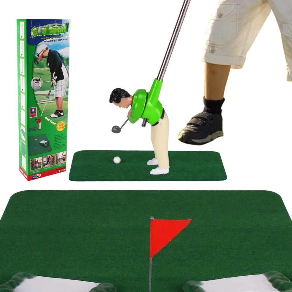 Mini Golf Toy Set, Desktop Indoor Golf Game with Course Cloth & Clubs, Interactive Family Sport Game for Kids Adults Main image