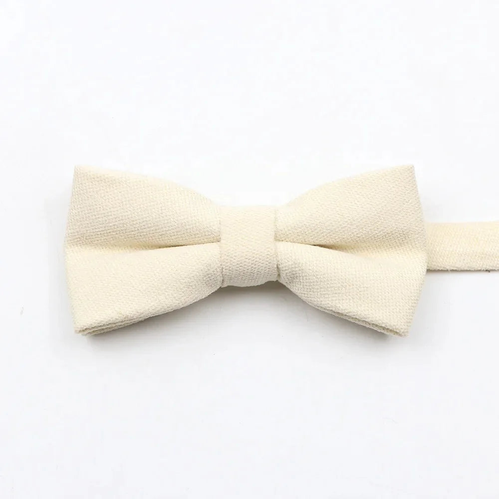NEW Macarons Suede Bow Tie Adult Child Solid Color Men Bow Tie Super Soft Suede Classic Shirts Bowtie Bowknot