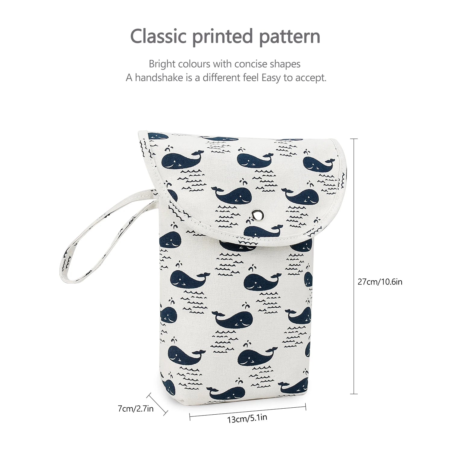 Baby Diaper Bag Reusable Mommy Diaper Storage Bag Baby
