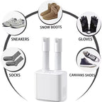 220V Shoe Dryer Electric Timing Dryer Retractable Fast Drying UV Sterilization Household Travel Foldable Shoes Boot Socks Gloves