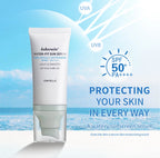 50ml Sunscreen Cream Moisturizing Soften Skin Lighweight Non-sticky Natural Radiance High Sun Protection Facial Skincare