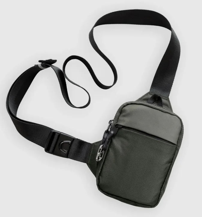 Mini Crossbody Bag for Men with Stainless Steel Lock RFID Anti-Theft Mobile Phone Single Shoulder Bag handbags Fashionable 2026