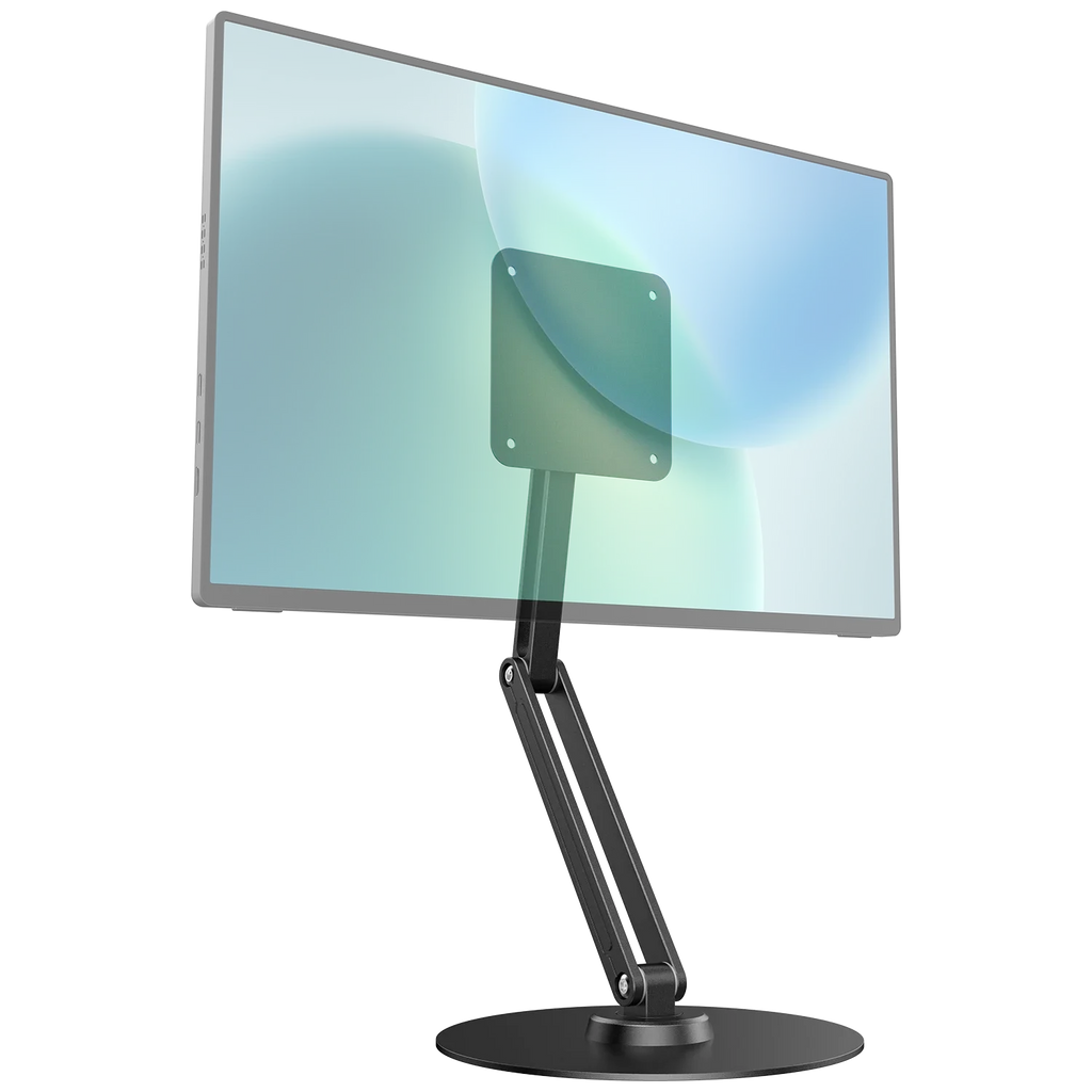 UPERFECT Adjustable Magnetic Stand Holder for 10-19 Inch Portable Monitor Tablet Aluminum Foldable Arm Swivel Desk Stand Mount