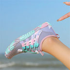 Men Women Water shoes Upstream Wading Swimming Barefoot Five Fingers Aqua Shoes Colorful Beach Seaside Light Unisex Sneakers New