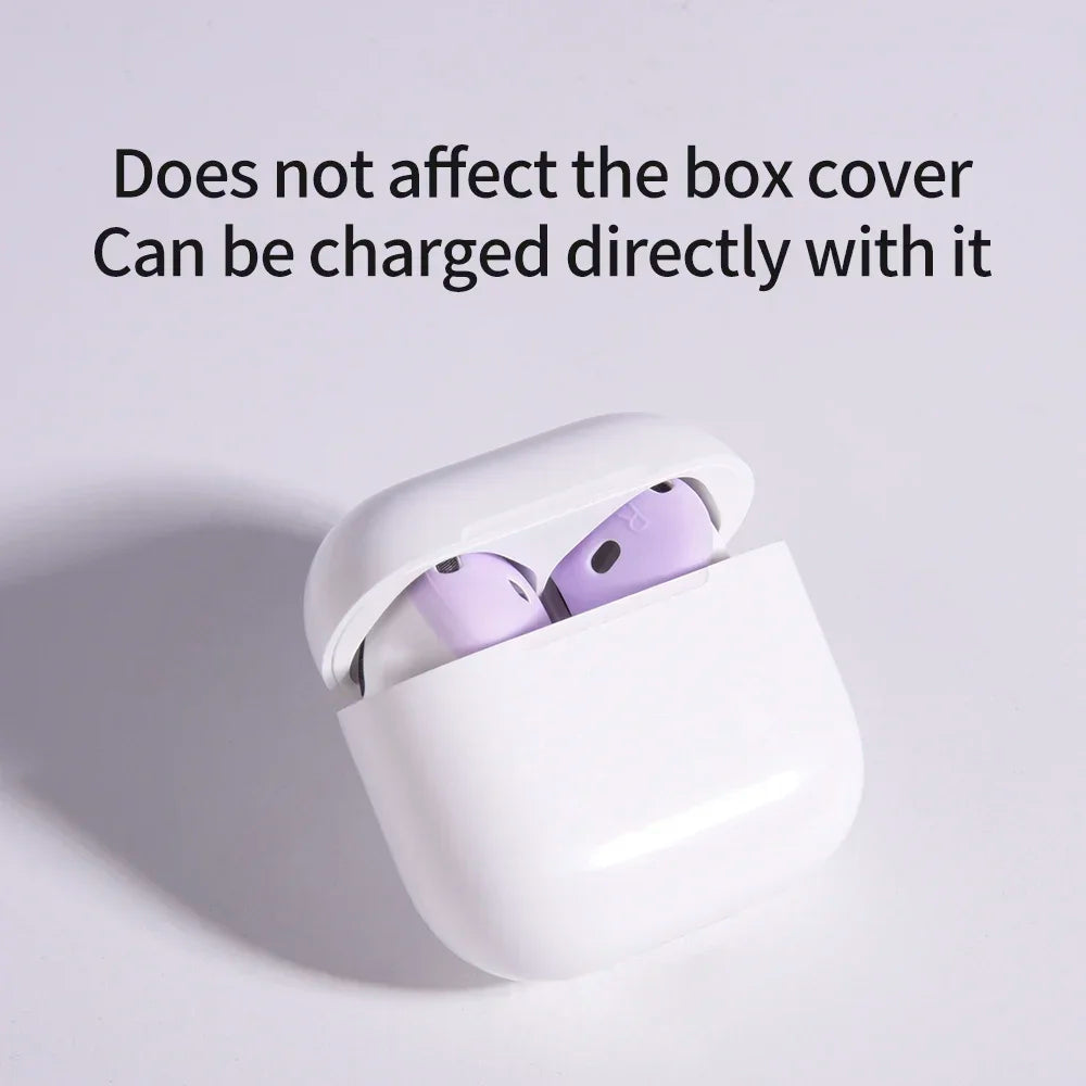 3 Pair Silicone Eartips For Apple AirPods 4 Replacement Ultra Thin Rubber Earbuds Ear Tips For Airpod 4 Anti-Slip Earphone Cover