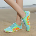 Men Women Water shoes Upstream Wading Swimming Barefoot Five Fingers Aqua Shoes Colorful Beach Seaside Light Unisex Sneakers New