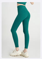 Naked feeling Yoga Leggings Women High Waisted Hip Lifting Fitness Leggings Running Cycling Pants Breathable Sports Leggings