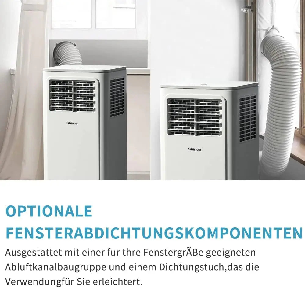 SHINCO 7000 BTU Mobile Air Conditioner (2.05 kW), Cooling & Ventilating & Dehumidifying, Room Size up to 54 m³ (18 ㎡)