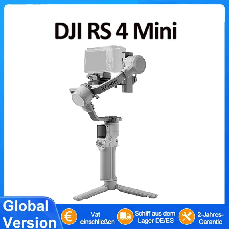 DJI RS 4 Mini Handheld Gimbal Stabilizer For Sony A7/ ZV Camera And Smartphones Intelligent Tracking 4th-Gen Stabilization Main image