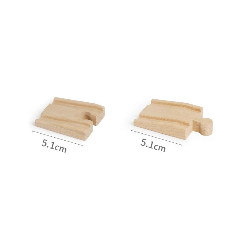 Wooden Train Track Assembly Toys For All Thomas Trains Car Bridge Piers Traffic Light Beech Wooden Railway Kid Creative Toy