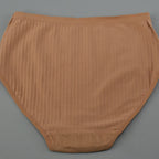 Soft High Waist Cotton Panties Underwear For Women Breathable Plus Size Woman Briefs Female Lingerie Underpants Panty Striped