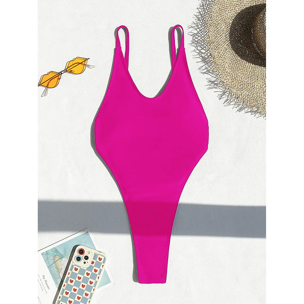 XS - L 2026 Sexy Monokini Extreme String Mini Micro Thong Women Swimwear One Piece Swimsuit Female Bather Bathing Suit V5820
