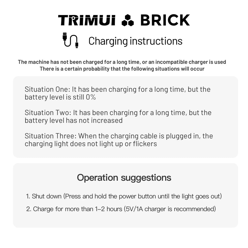 NEW TRIMUI BRICK Hammer Handheld Game Console 3.2'' IPS Screen Linux System Metal Body Key LED Lighting Free Key cap Gifts