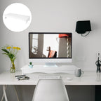 Plastic Monitor Stand Desktop Rack Computer Screen Elevated Shelf Heightening Bracket Durable Smooth Suitable Decor Styles Long