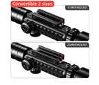 3-9X32 EG Scope 3 in 1 Combo Hunting Scope Red Green Illuminated with Holographic Reflex 4 Reticle Red Green Dot Sight Caza