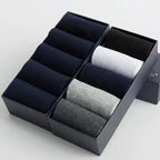 20Pcs/Lot Men's Pure Cotton Socks Plus Size Solid Color Casual Office Business Long Socks Breathable Soft Men's Socks EU39-48