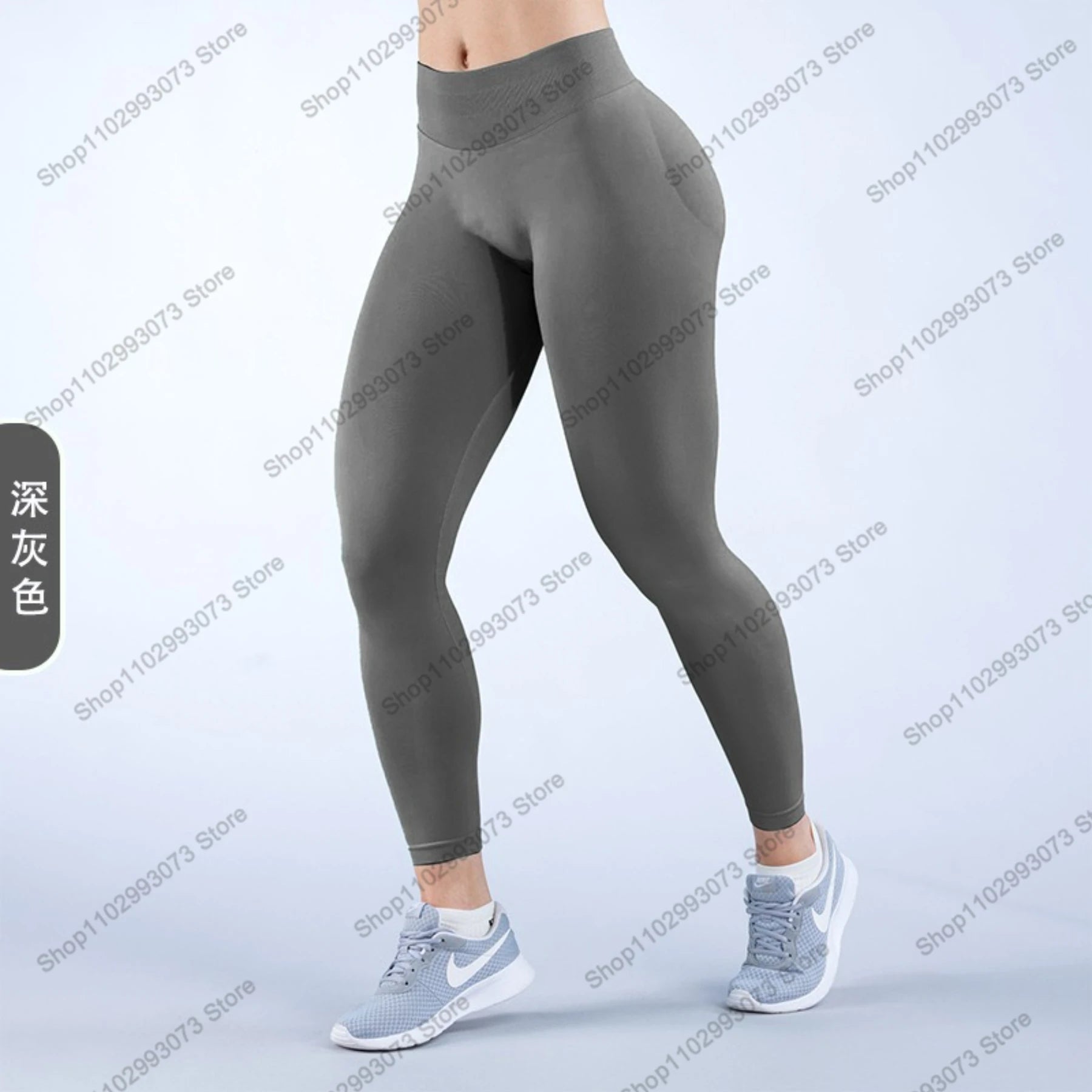 Women's High Waist Seamless Yoga Leggings Tummy Control Butt Lifting Workout Pants Soft Athletic Leggings for Gym Fitnes Running
