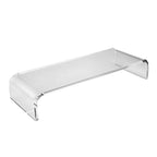 Acrylic Clear Monitor Riser Stand Compact Desktop Computer Monitor Stand Office Screen Riser Computer Storage Base