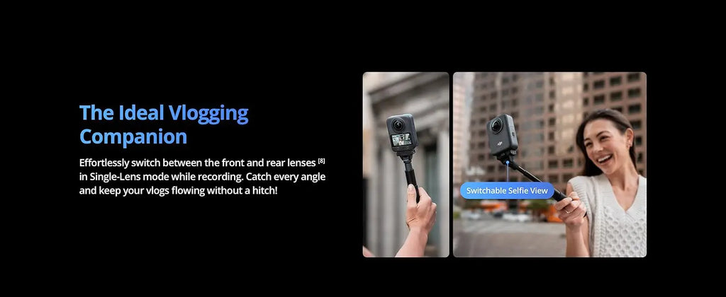 DJI Osmo 360 Standard Bundle 360 Camera with 1 Inch ° Imaging ° Video in 8K Native ° Photo in 120MP Osmo 360