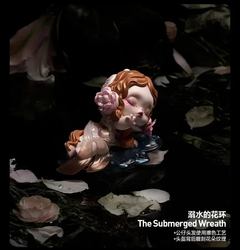 POP MART SKULLPANDA Petals In Four Acts Series Mystery Box Genuine Blind Box Guess Toys Bag Ornament Figurine Home Decor Desktop