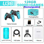 U36 Game Joystick with 50,000+ games pre-installed, 4K HD output, Retro game console, 3D, 40+ emulators, PSP, PS1