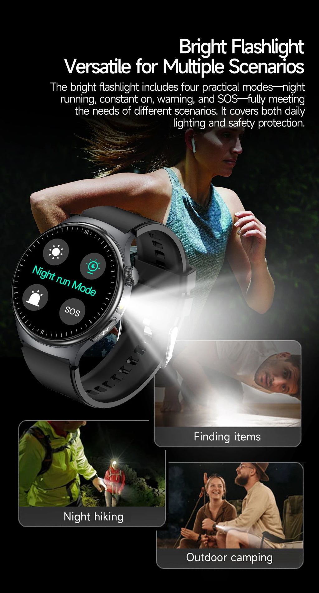 2026 New Micro Physical Examination Health SmartWatch Men ECG Uric Acid Lipids Blood Pressure BT Call Smartwatch For Android IOS