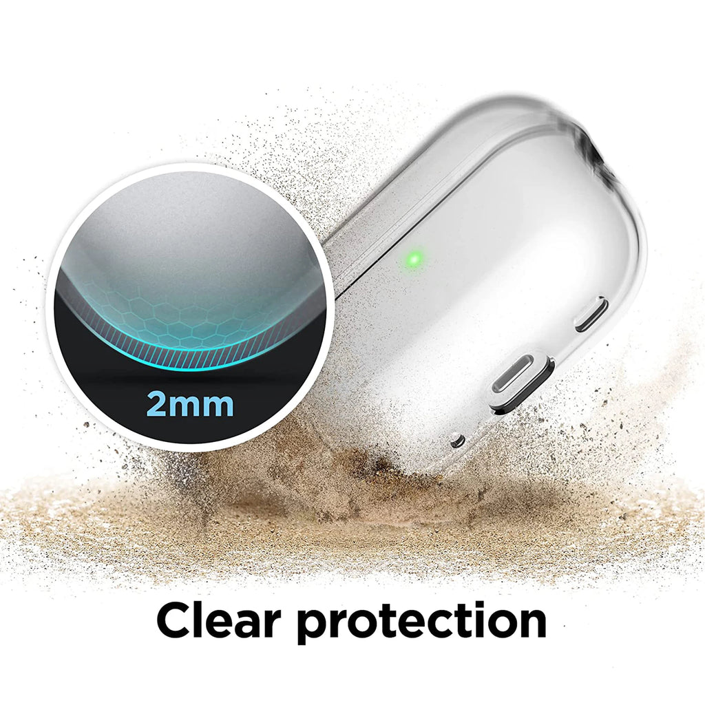 Clear Silicone Case for Airpods Pro 2 2022 Transparent Soft TPU Cover Case With Rope Earphone Accessories for Apple Airpod Pro 2