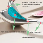 Cooling Spa Ice Globes Roller Stainless Steel Gua Sha Cryo Sticks Face and Eyes Massager Facial Skin Care Tools Gifts for Women