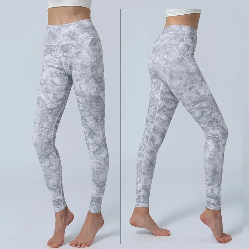 Cloud Hide Yoga Pants Long Sports Leggings Women Fitness Tights Girls High Waist Running Workout Trouser Plus Size Tummy Control